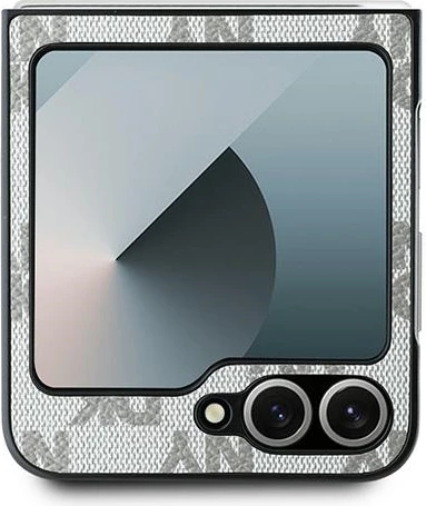 Mbështjellës për celular DKNY Checkered Pattern Printed Stripes për Samsung Galaxy Z Flip 6, Bezhe