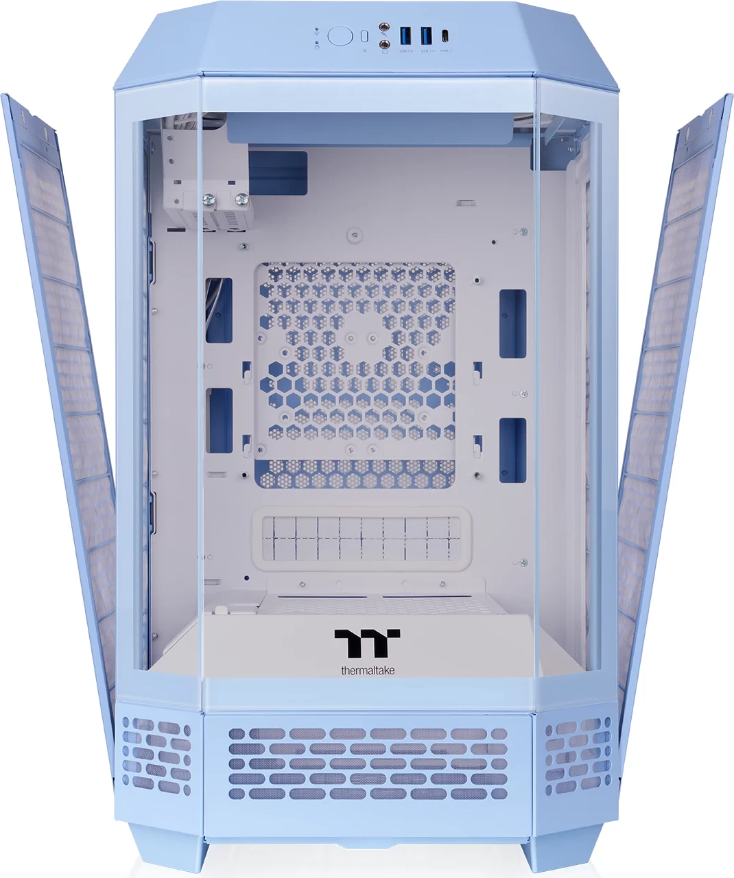 Kasë Thermaltake The Tower 250 TG, Mini Tower, Hydrangea Blue