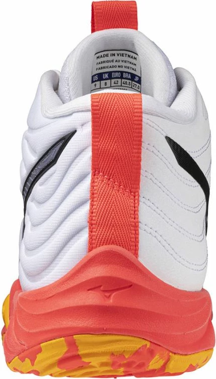 Atlete për meshkuj Mizuno, të bardha-portokalli