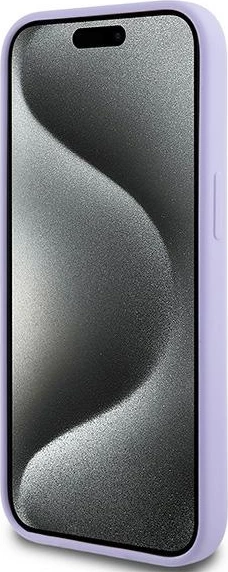 Mbështjellës Karl Lagerfeld Silicone Karl&Choupette Heads Ring MagSafe për iPhone 15, Violet