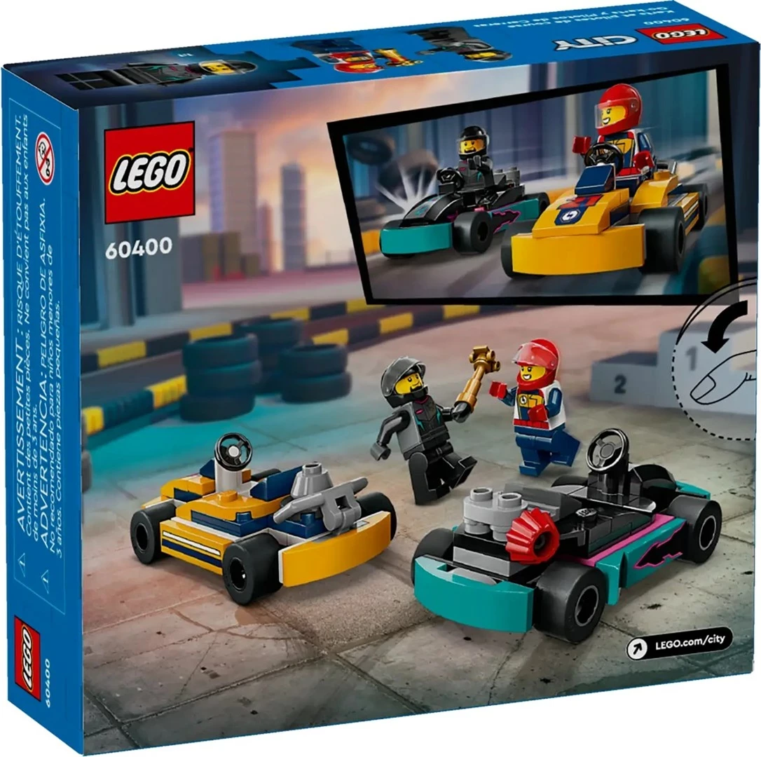 Set LEGO City 60400 Go-Karts dhe Garues