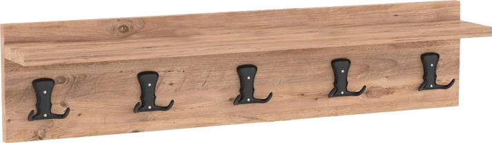 Varëse muri melamine, ngjyrë natyrale, 100x9x9cm