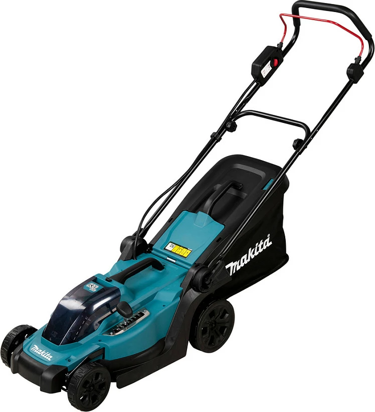Kositës bari Makita DLM330RM, 18V, 33cm, me bateri, zi/blu