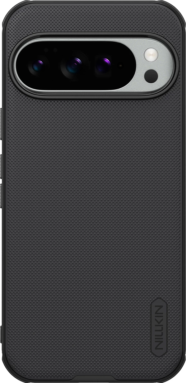 Mbështjellës Nillkin Super Frosted Shield Pro Magnetic për Google Pixel 10/10 Pro, kompatibil me MagSafe, PC+TPU, profil i hollë, i zi