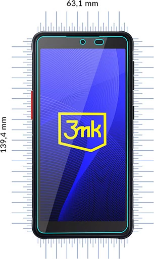 Xham mbrojtës hibrid 3mk FlexibleGlass për Samsung Galaxy Xcover 5