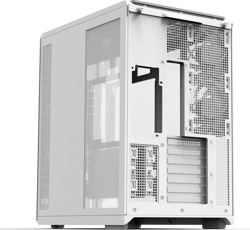 Kasë, Zalman P60, mid-tower, për ATX/Micro ATX/Mini ITX, 5x ARGB ventilatorë, e bardhë