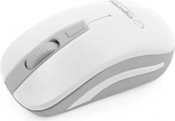 Maus wireless Esperanza Uranus EM126EW, 2.4GHz, Bardhë/Gri