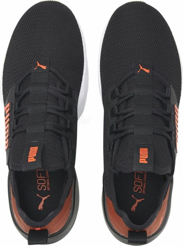 Atlete për meshkuj Puma, të zeza dhe portokalli