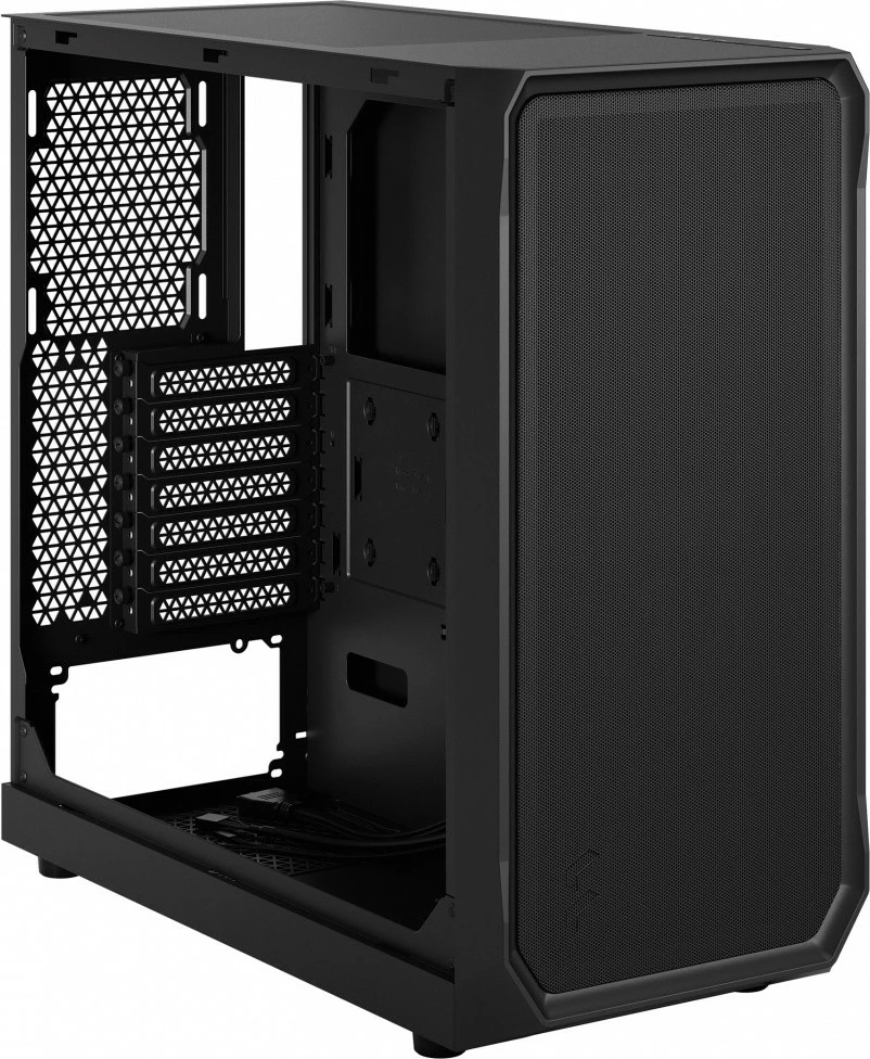 Kasë Fractal Design Focus 2, Midi Tower, ATX/Micro ATX/Mini ITX, Tempered Glass, e zezë