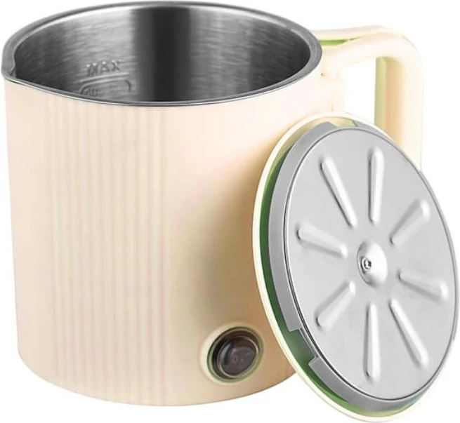 Çajnik elektrik / tenxhere kampingu, Feel-Maestro MR-009, 0.8L 600W, 110/230V, bezhë