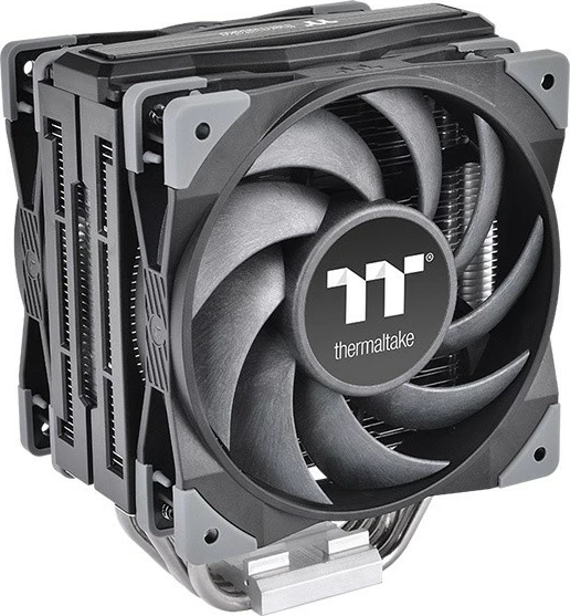 Cooler procesori Thermaltake Toughair 510, 2 ventilatorë, 12cm, i zi