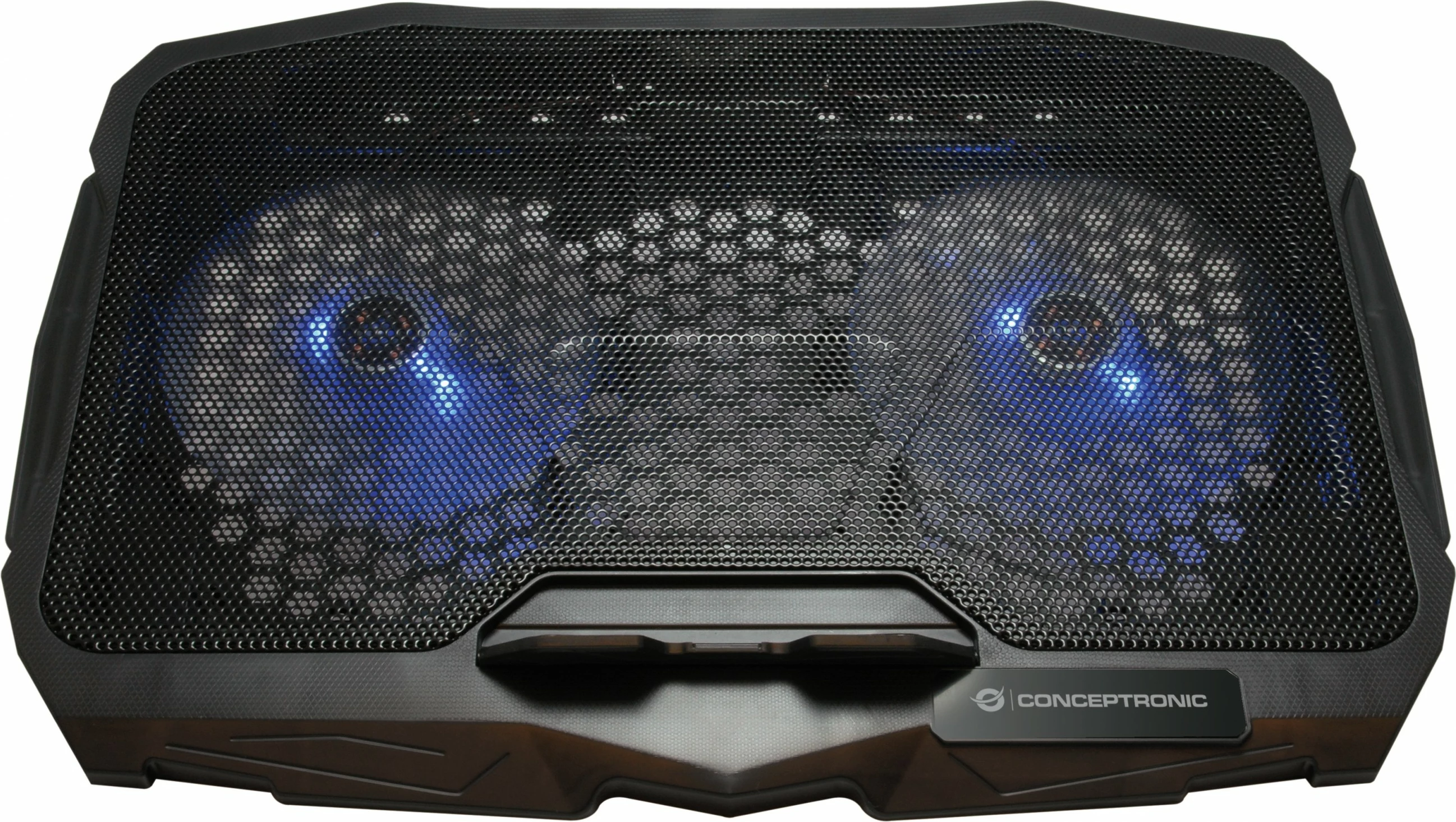 Ftohës laptopi Conceptronic 2-Fan, USB-A 2.0, ERGO, 17 inç, zi