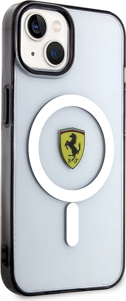Mbështjellës Ferrari FEHMP14MURKT për iPhone 14 Plus 6.7", MagSafe, Transparent