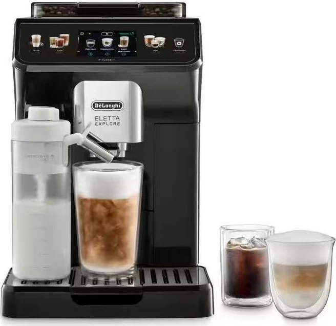 Aparat kafeje DeLonghi Eletta Explore ECAM 450.65.G, gri