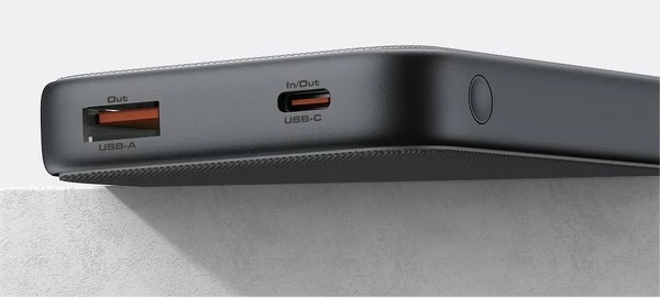 Power bank AUKEY PB-Y46 Spark Go, 10000 mAh, 15W, 2xUSB, LED, Gri