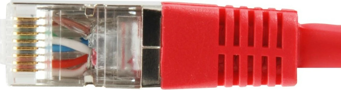 Kabllo rrjeti Equip Cat6a S/FTP 10m, RJ-45, e kuqe