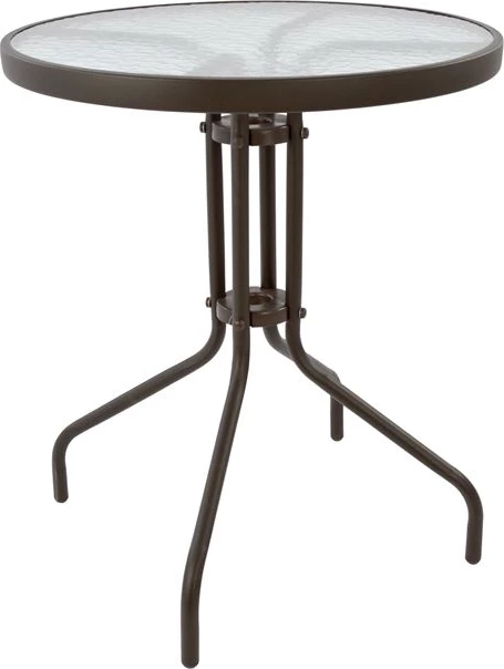 Tavolinë metalike Lima ngjyrë kafe '60x70cm FH5079.02