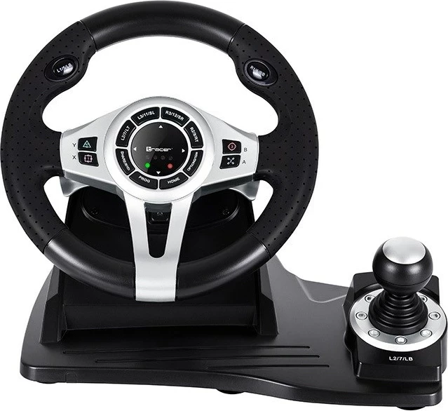 Tracer TRAJOY46524 Gaming Controller Black Steering wheel + Pedals PlayStation 4, Playstation 3