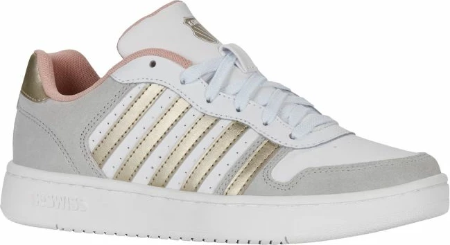 Atlete femra K-Swiss, të hirtë me detaje të arta