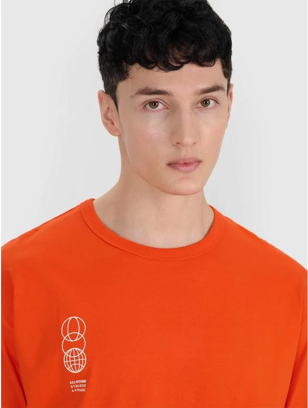 Maicë oversize për meshkuj 4F, me print