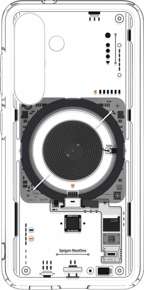 Mbështjellës Spigen Ultra Hybrid Mag për Samsung Galaxy S25 Neo One, Transparent