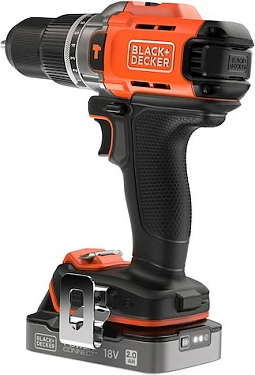 Shpuese me bateri Black & Decker BCD383D1XK-QW 18V 2Ah portokalli