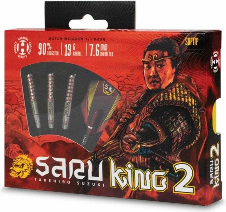 Shigjeta për darts Harrows Saru King 2, për meshkuj dhe femra