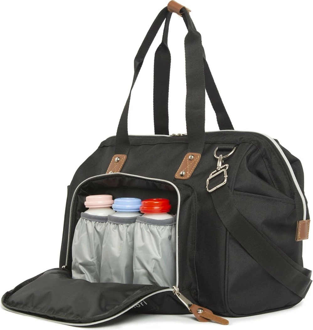 Çantë për pelena Zoozie Bags, 2154 - 32154, e zezë