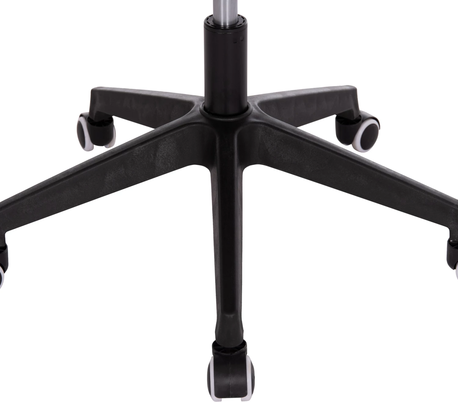 Karrige zyre Baston, material rrjete gri, kornizë PP e zezë, FH18236.02, 64x60x127cm