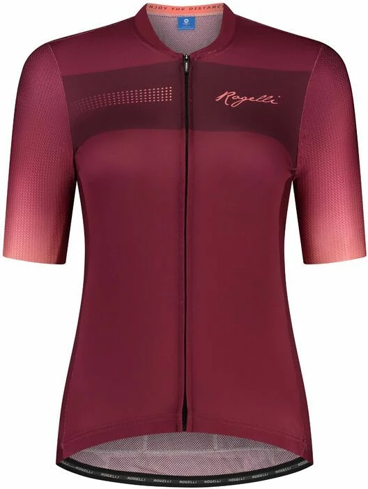 Maicë sportive për femra Rogelli, burgundy/coral