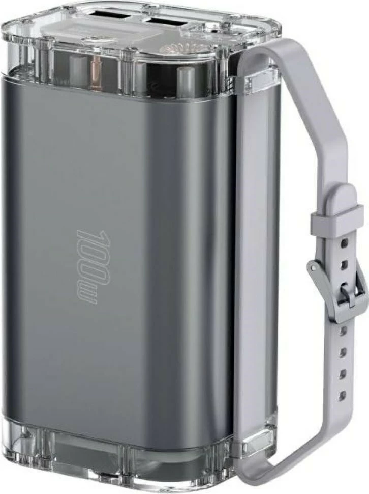 Power bank 4smarts Lucid Ultra KAT07305 40000mAh 100W IP67 2x USB-C + 2x USB-A, gri