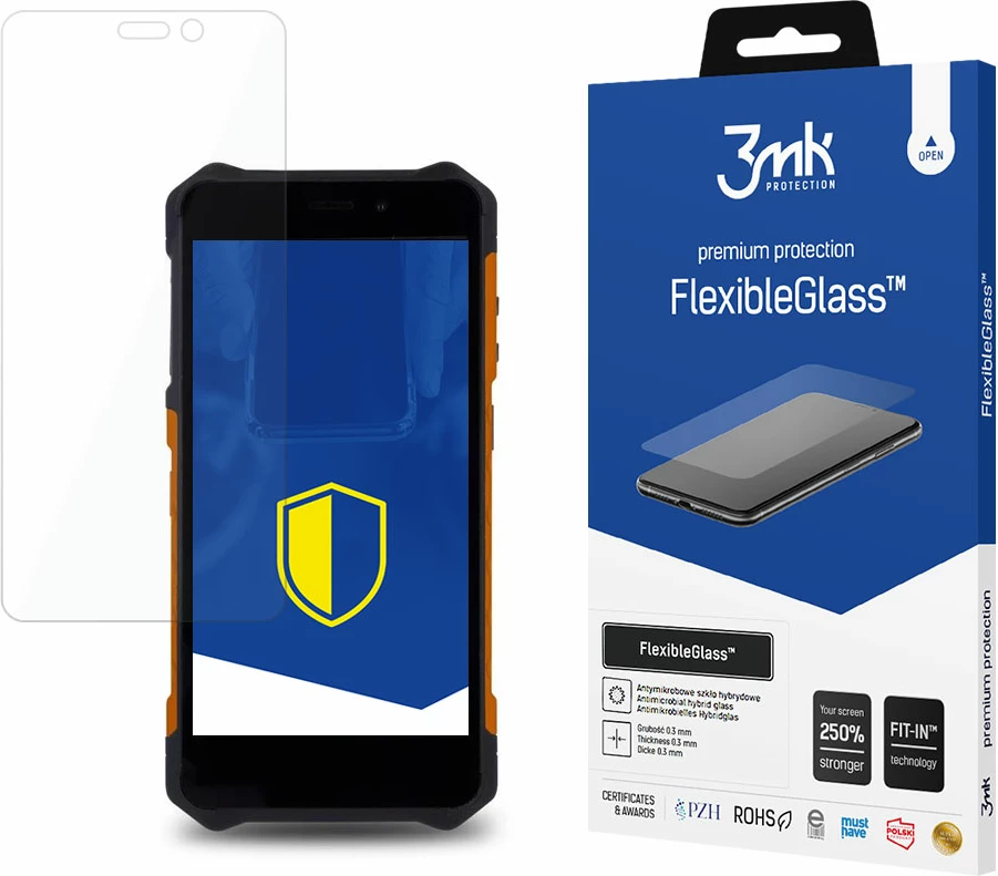 Mbrojtës ekrani hibrid 3mk FlexibleGlass për MyPhone Hammer Iron 3 LTE