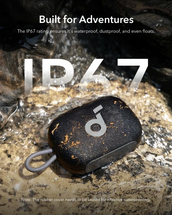 Altoparlant Bluetooth Anker Soundcore Select 4 Go A31X1011, 5W, 20 orë bateri, IP67, i zi