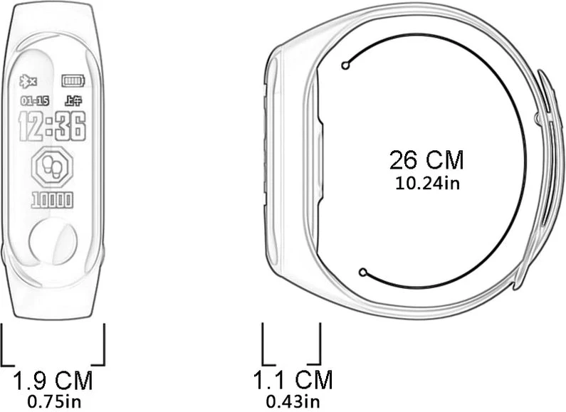 Orë digjitale OD4 unisex, rezistente ndaj ujit, e kuqe