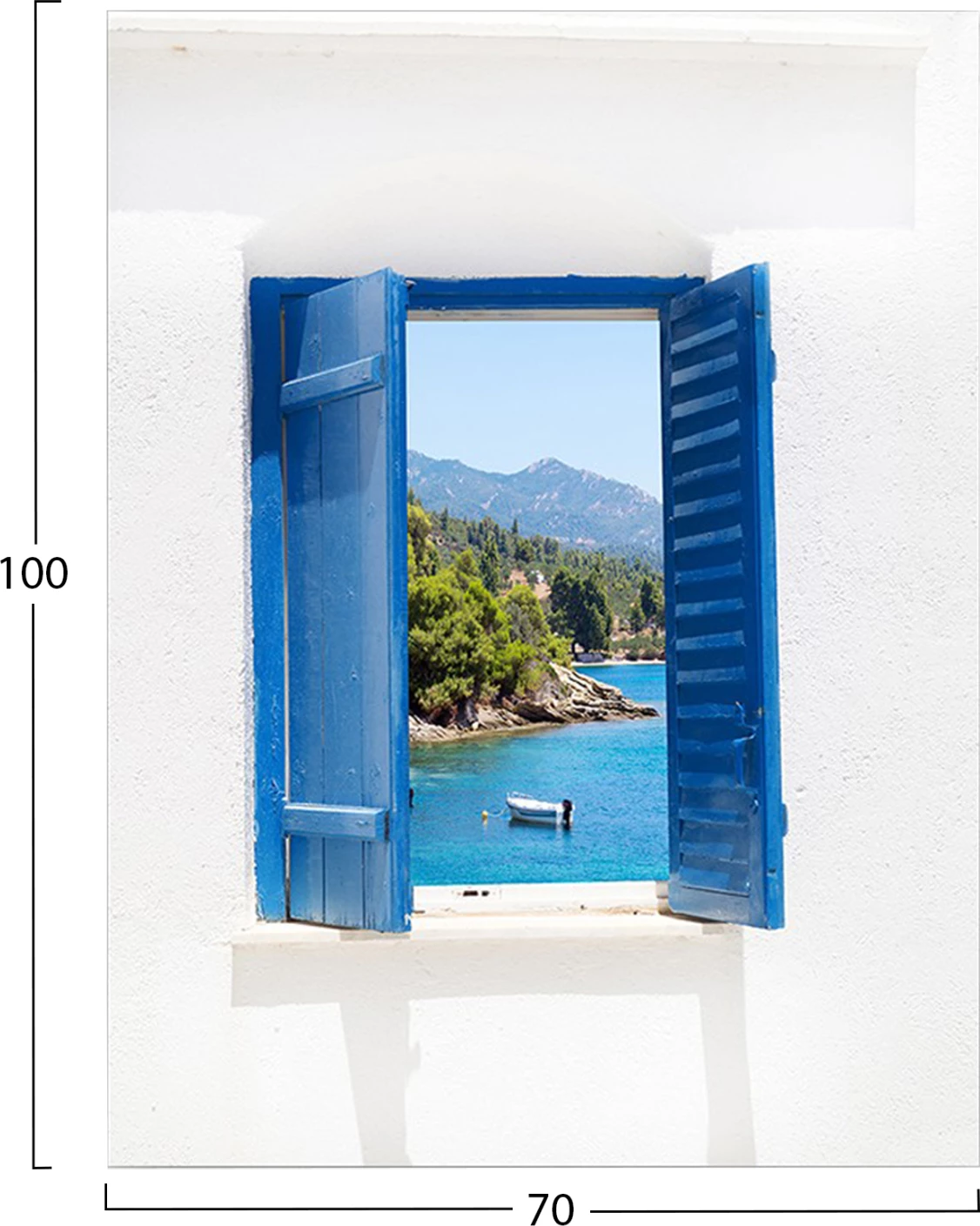 Pikturë muri GOBI, kanavacë e printuar, 70x3x100cm