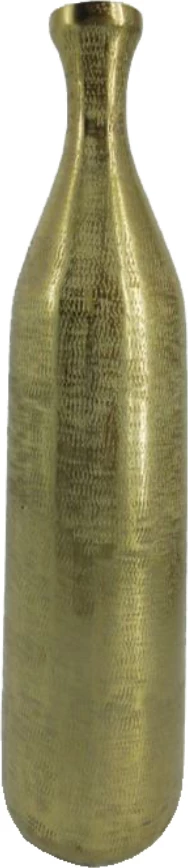 Shishe dekorative Dazzle, alumin, ngjyrë ari, 13x13x46 cm