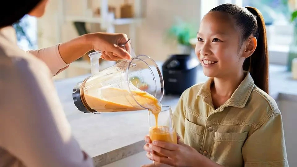 Blender Philips HR2191/01 me gotë, 2L, i zi