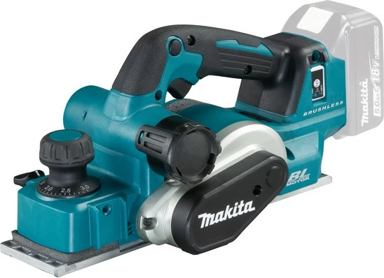 Elektrohobel Makita DKP181, brushless, pa bateri, blu
