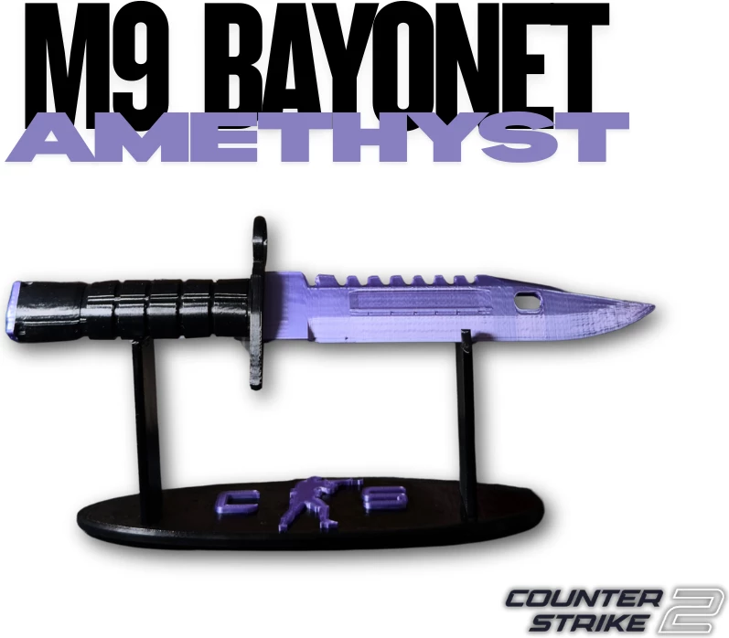 Thikë CS2/CS:GO - M9 Bayonet Amethyst