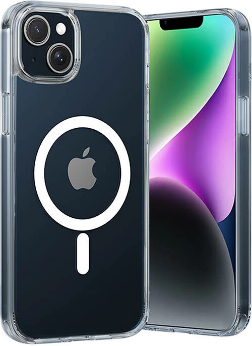 Mbështjellës Vention KUBT0-20 për iPhone 14 Plus, transparent, me MagSafe