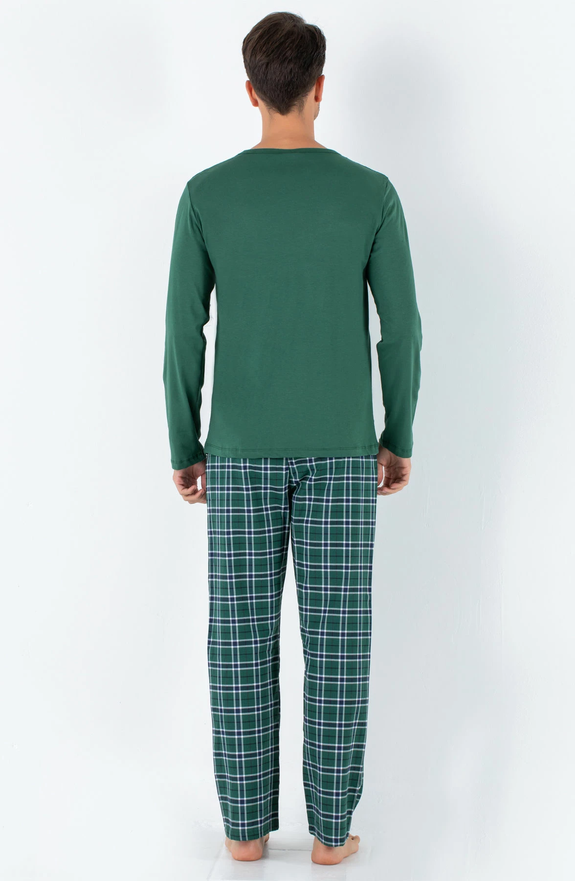 Set pizhamash për burra, Jumeon, 002-000306, ngjyrë e gjelbër