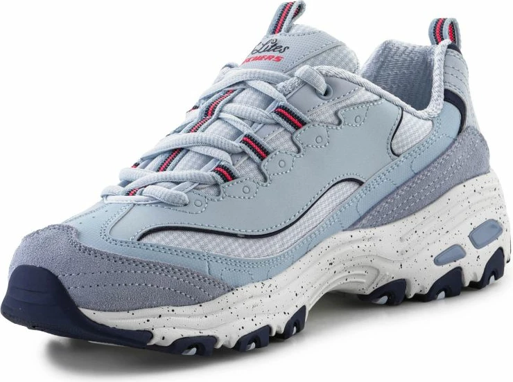 Atlete për femra Skechers, blu dhe gri/argjendtë