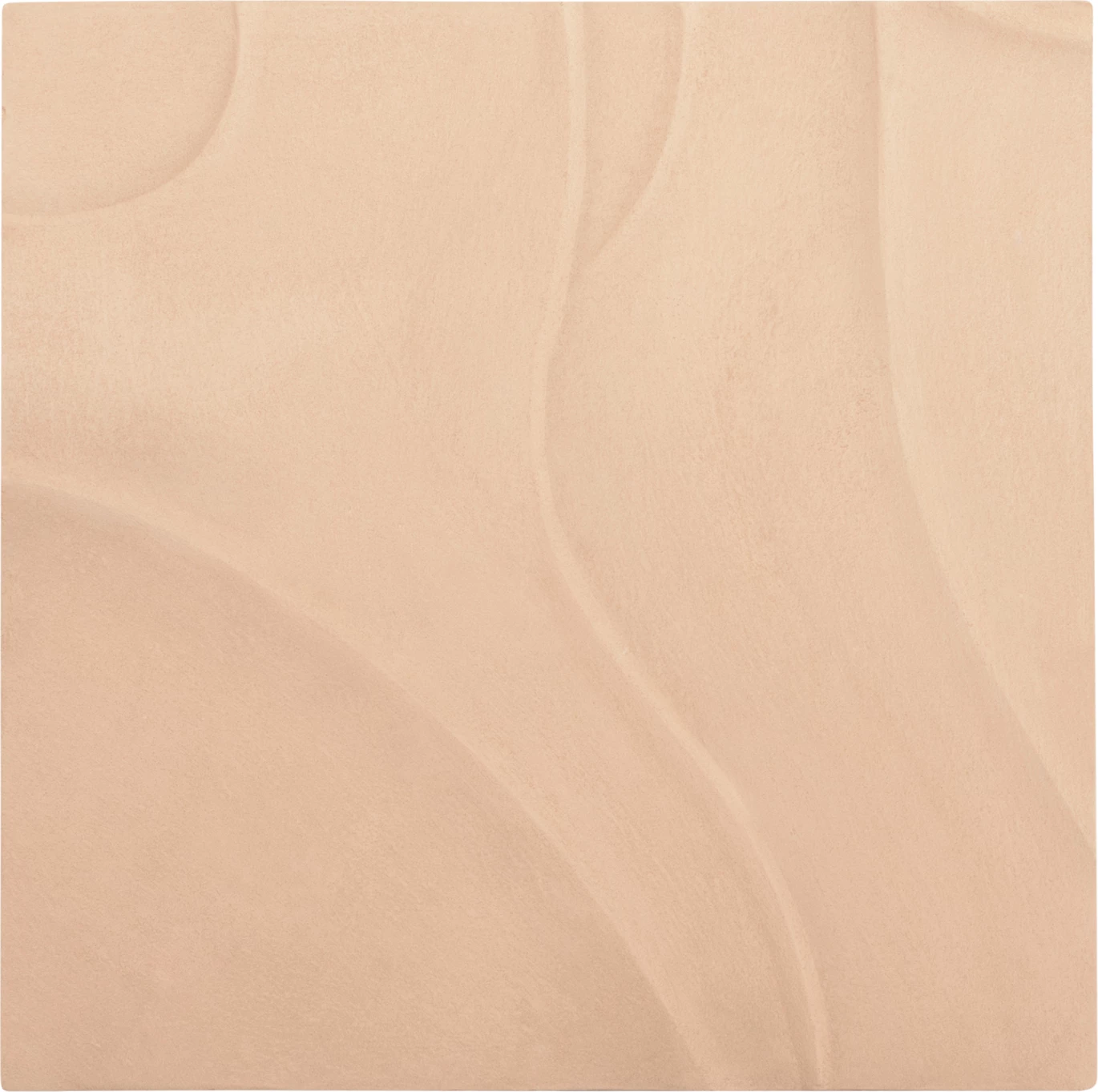 Panel dekorativ për mur, seri katrore Santorini, FH4520, MDF, ngjyrë bezhë, 80x4x80 cm