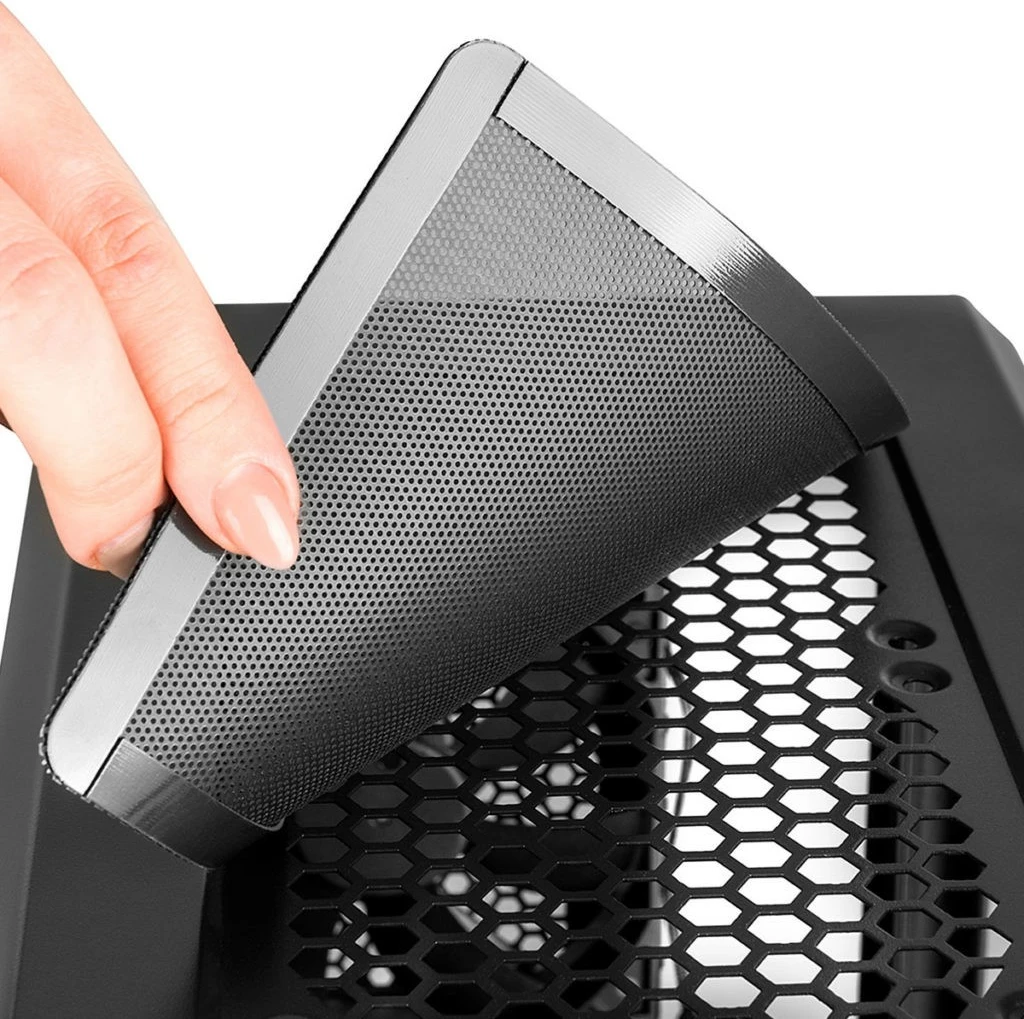 Kasë MODECOM OBERON PRO GLASS, Midi Tower, ATX/ITX/Micro ATX, e zezë