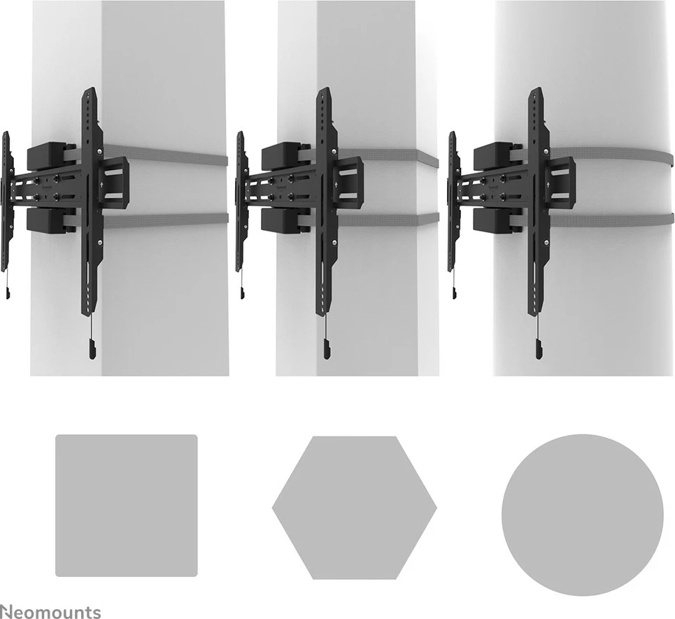 Mbajtëse TV Neomounts WL30S-910BL16, për shtyllë, 40-75 inç, fiks, e zezë
