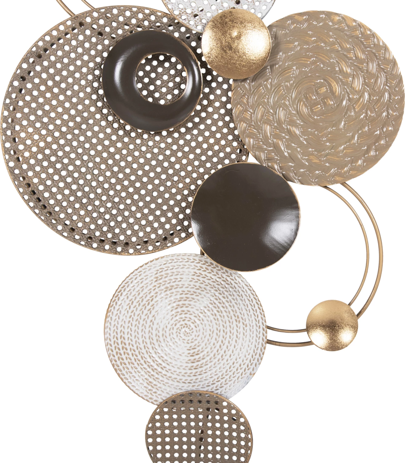 Dekor muri FH4215 metal në ngjyra të tokës 60x5x122 cm