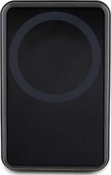 Powerbank Ferrari Metal Logo MagSafe 10000 mAh me stand, e zezë