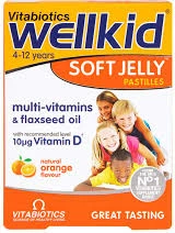 Wellkid Soft Jelly Pastilles – Shije Portokalli
