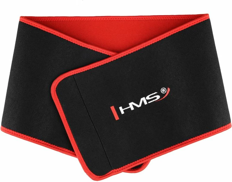 Set hula hop magnetik me numërues HMS HHM17 + rrip dobësimi BR163, kuq