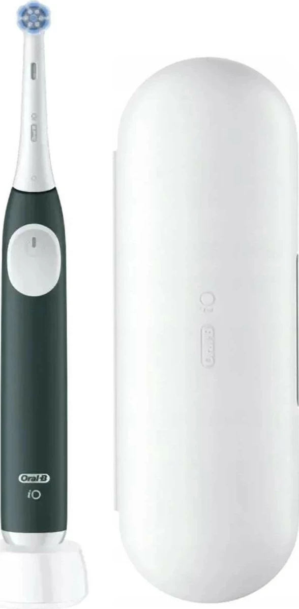 Furçë dhëmbësh elektrike Oral-B iO 2, 3 mënyra pastrimi, me etui, jeshile